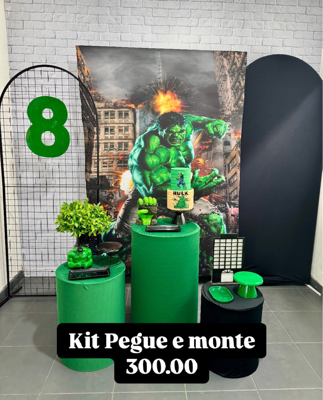 Hulk 4 - Top Demais Decorações e Locações 