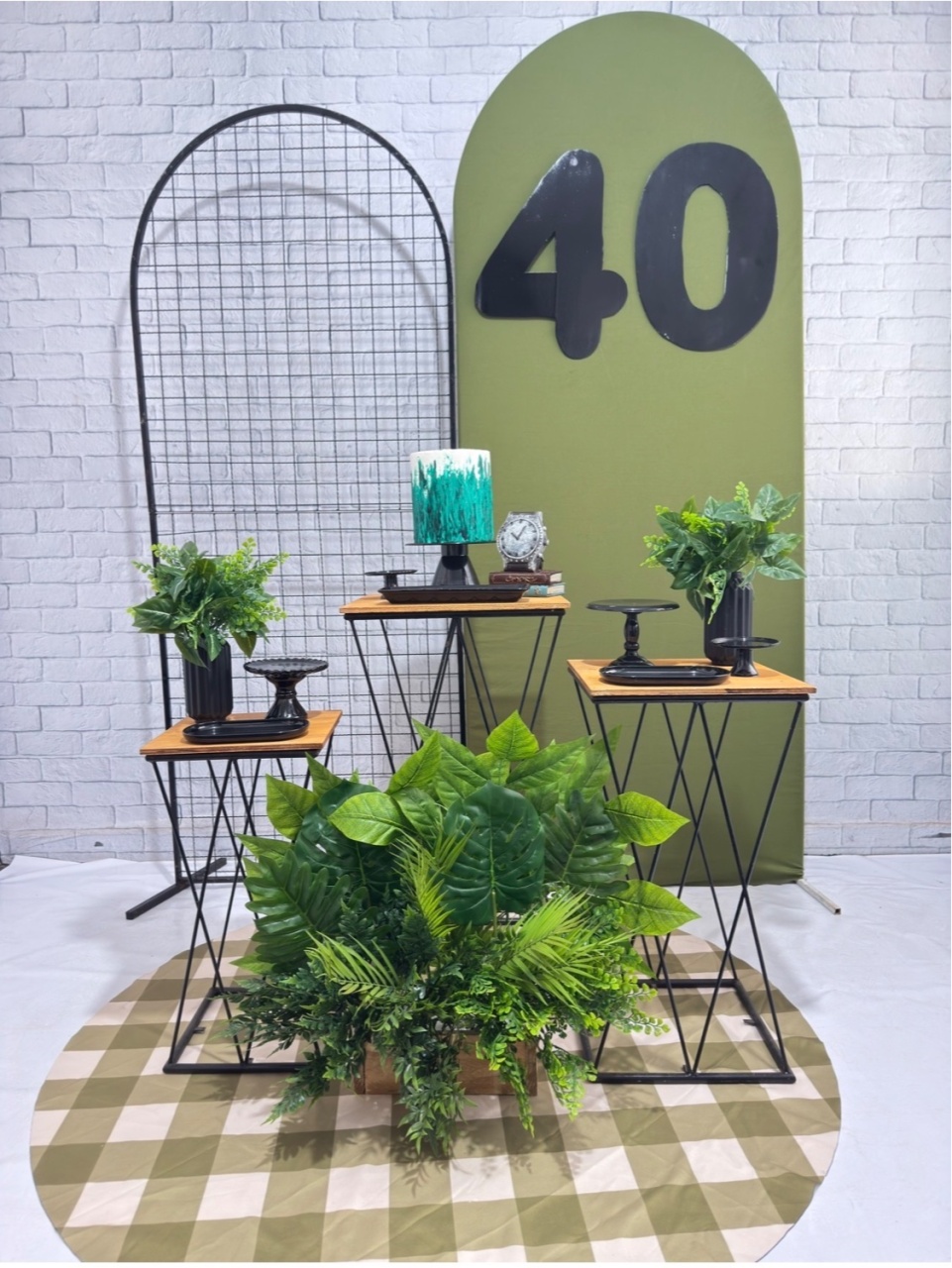 Verde E Preto - Top Demais Decorações e Locações 