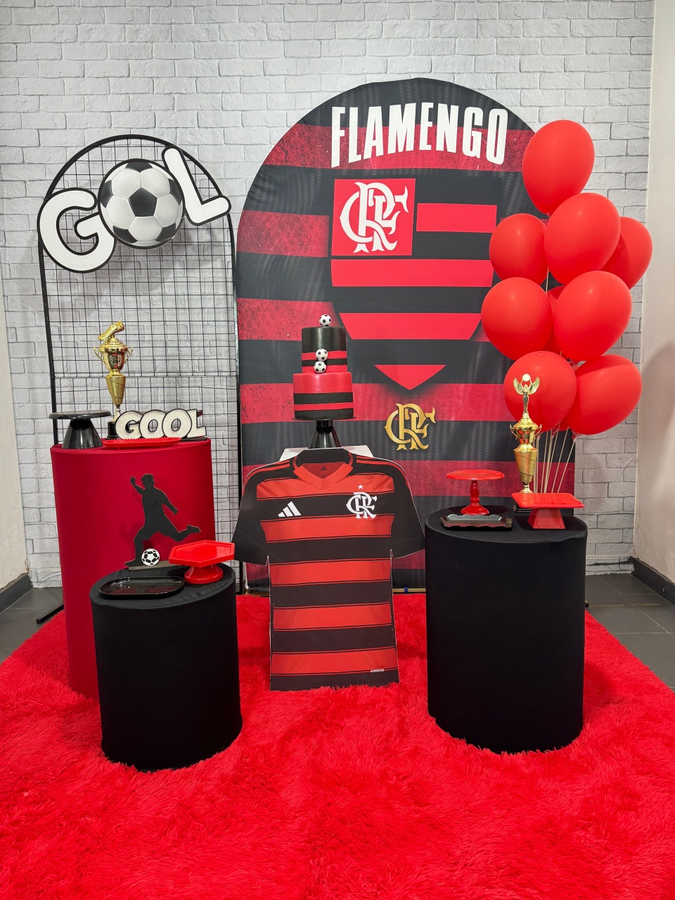 Futebol Flamengo 3 - Top Demais Decorações e Locações 