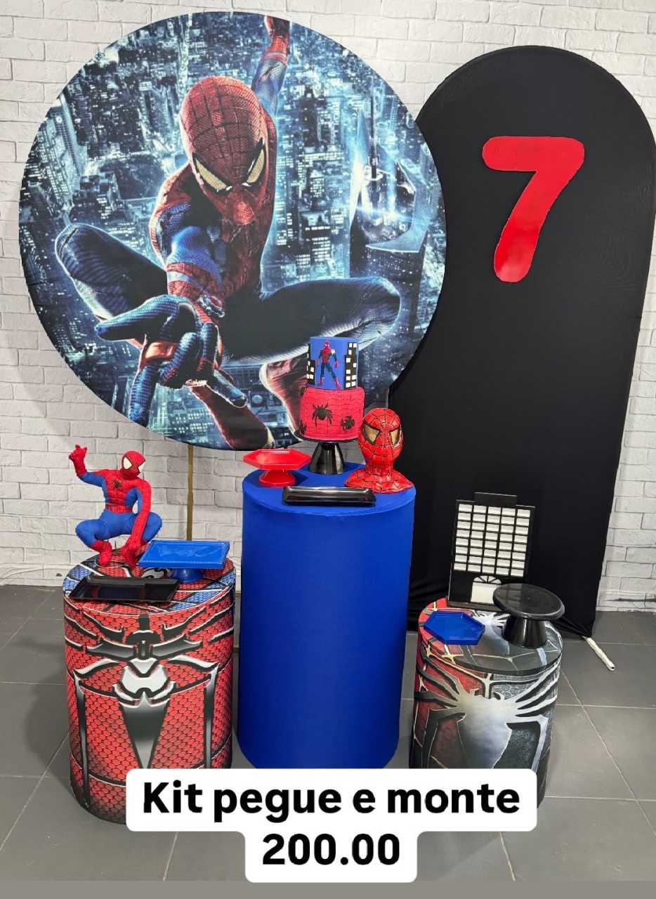 Homem Aranha 5 - Top Demais Decorações e Locações 