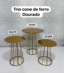Trio Cone Dourado  - imagem 2