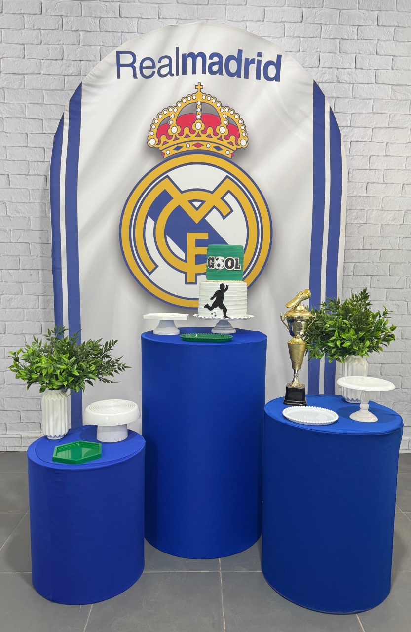 Futebol Real Madri1 - Top Demais Decorações e Locações 