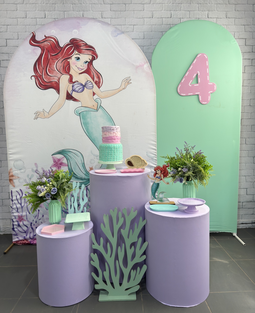 Sereia Ariel 2 - Top Demais Decorações e Locações 