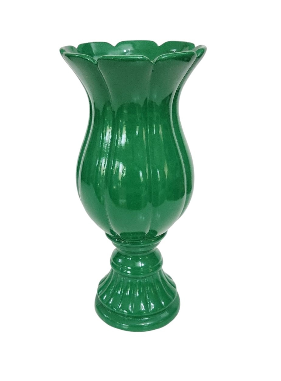 Vaso Porcelana M - Verde Escuro  - Malila Festas 