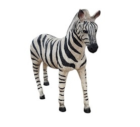 Zebra Safari Resina  - Malila Festas 