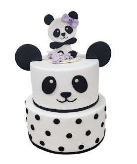 Bolo Panda Menino/Menina - Malila Festas 