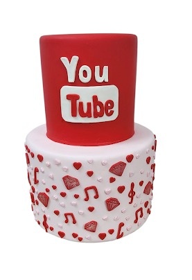 Bolo Youtube - Malila Festas 